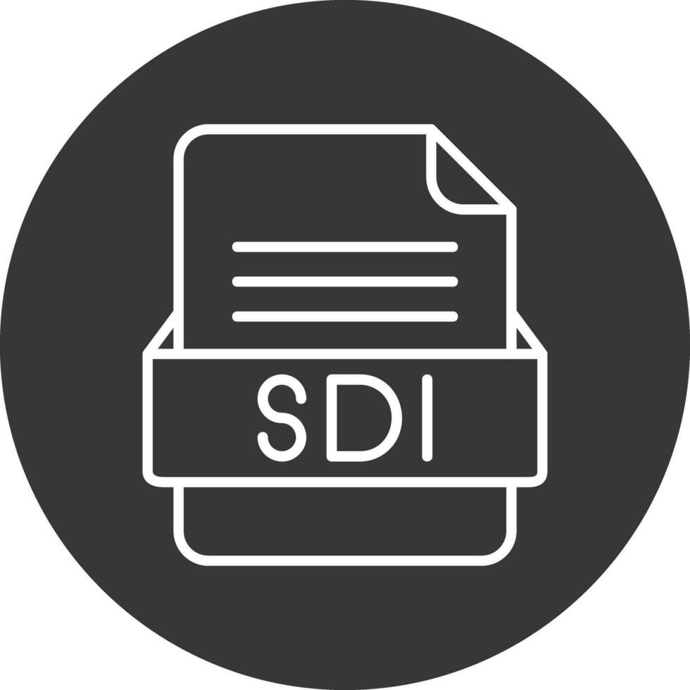 sdi Datei Format Vektor Symbol