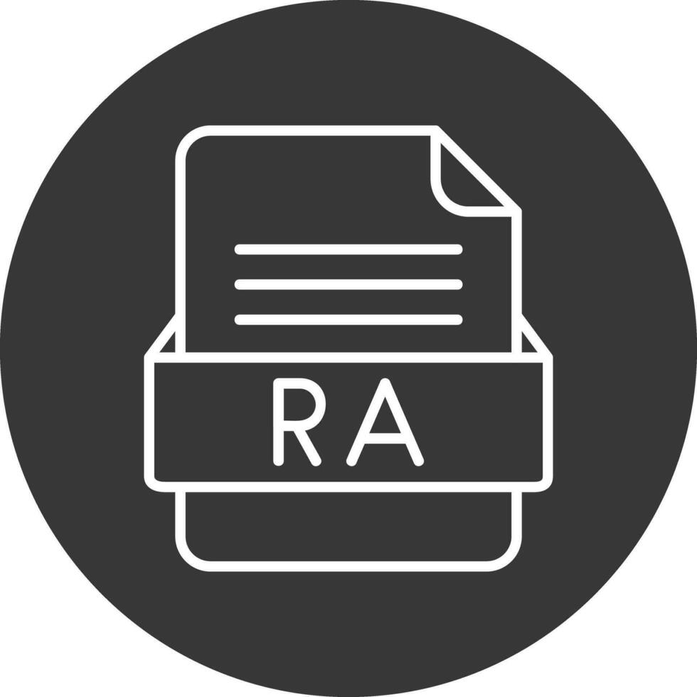 ra Datei Format Vektor Symbol