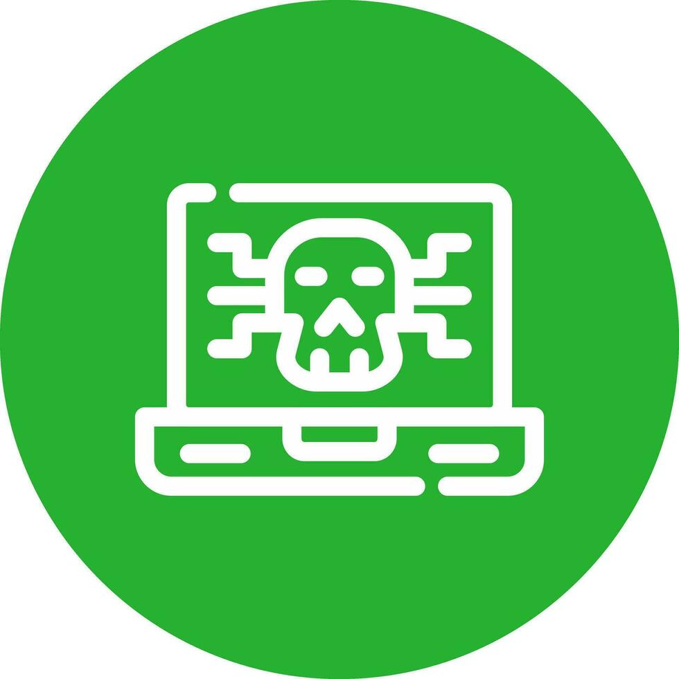 Kreatives Icon-Design für Malware vektor