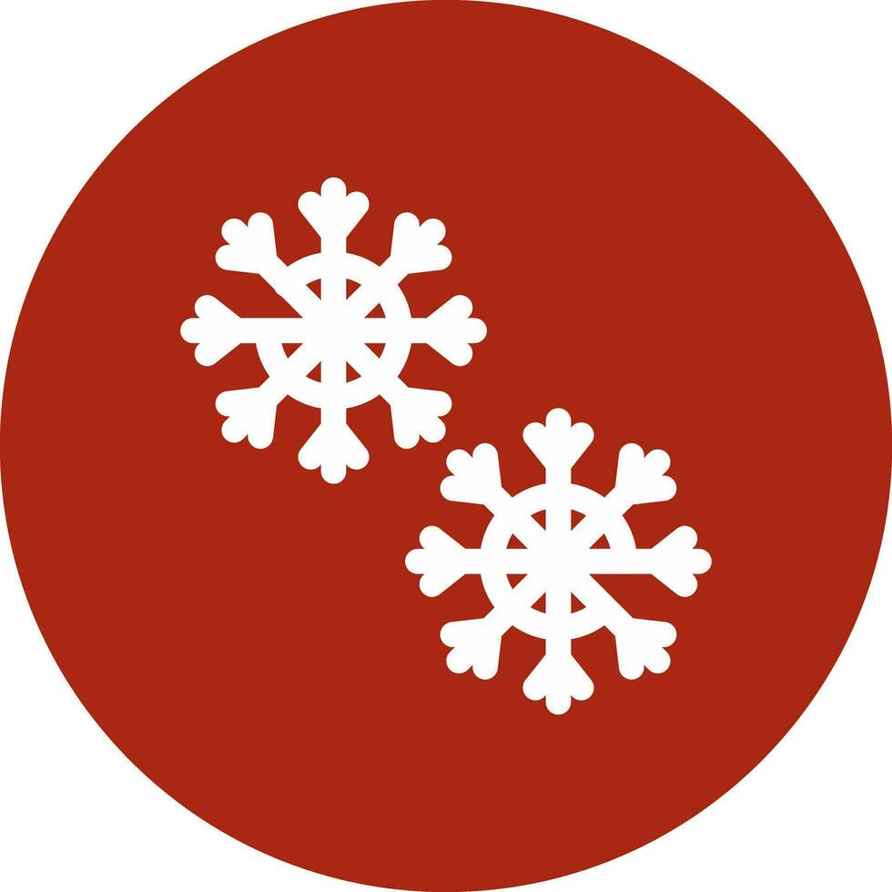 Schneeflocke kreatives Icon-Design vektor