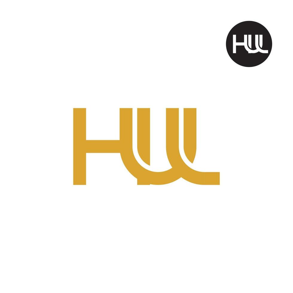 brev hul monogram logotyp design vektor