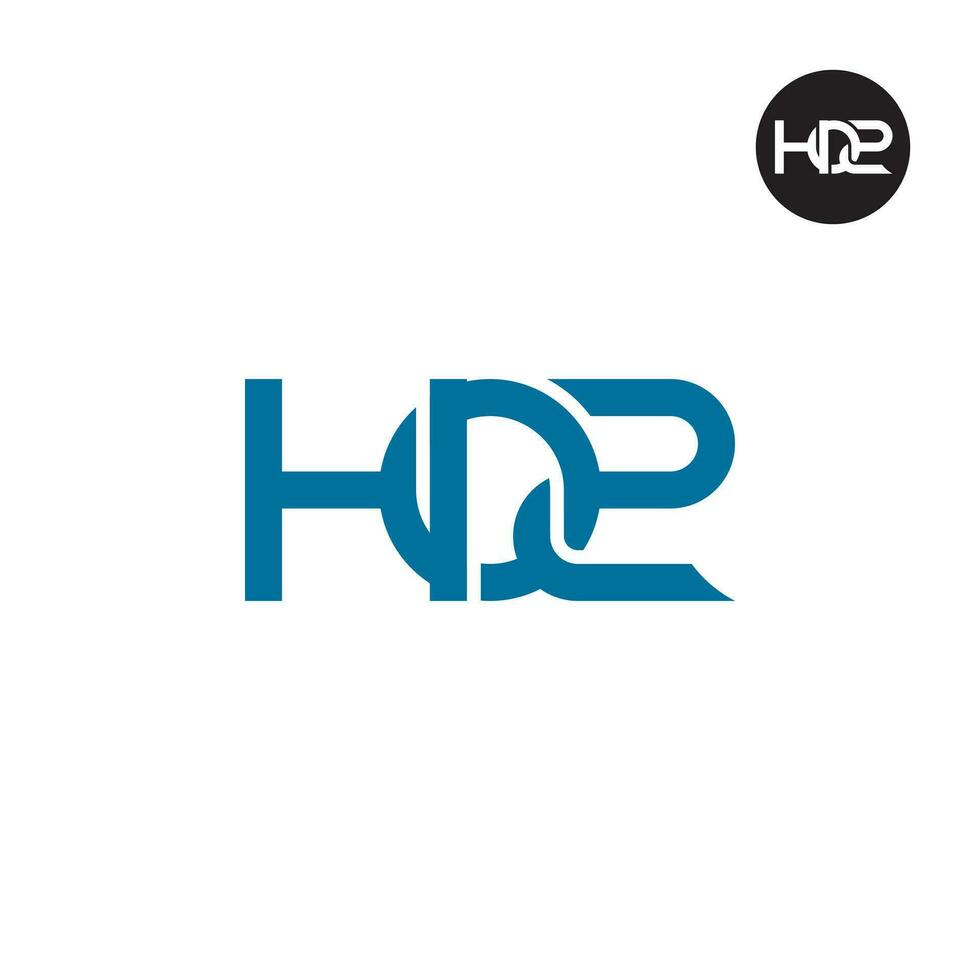 brev ho2 monogram logotyp design vektor