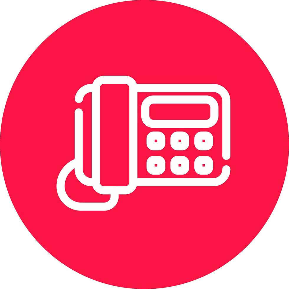 telefon kontor kreativ ikon design vektor