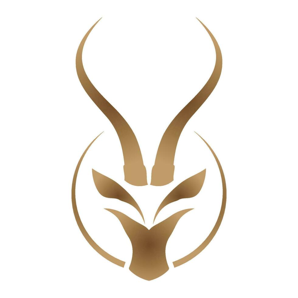 antilop logotyp vektor illustrationer design ikon logotyp