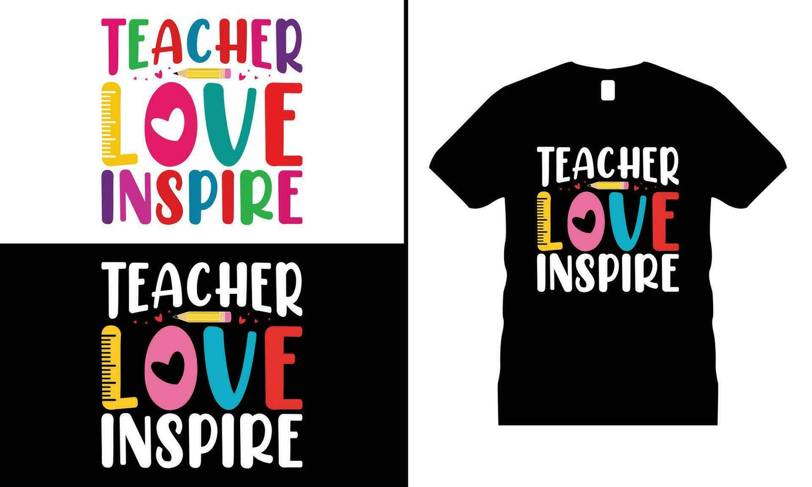 zurück zu Schule retro Lehrer Kinder Hippie T-Shirt Design Vektor
