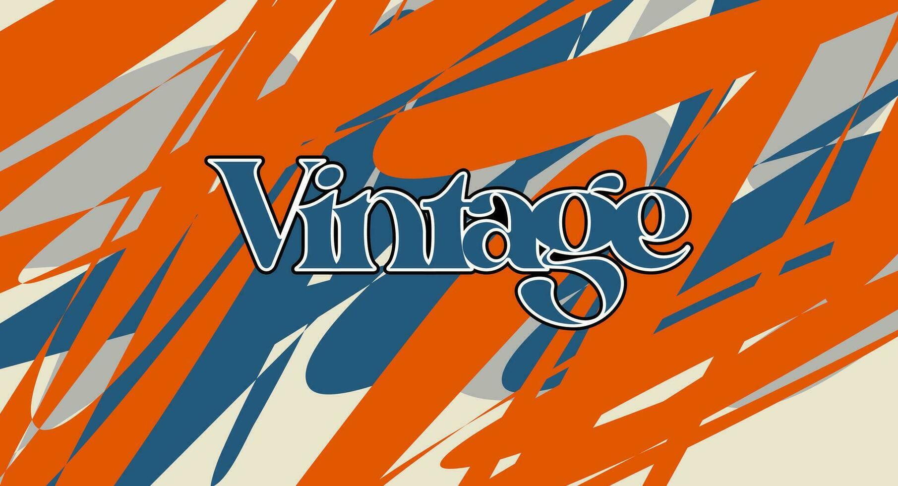 häftig retro bakgrund. abstrakt färgrik och texturerad vågig form design. vektor