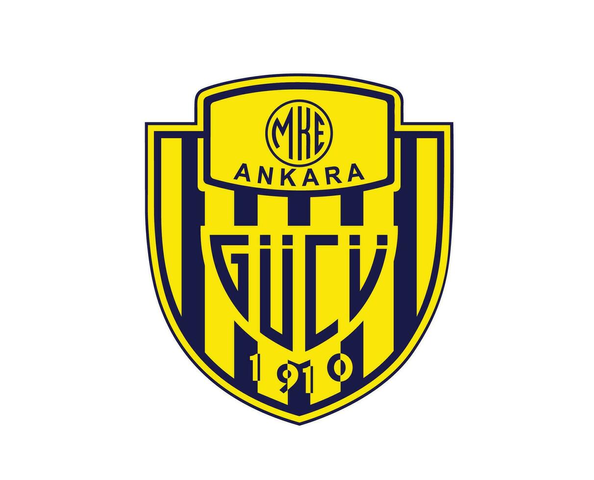 Ankaragucu Verein Logo Symbol Truthahn Liga Fußball abstrakt Design Vektor Illustration