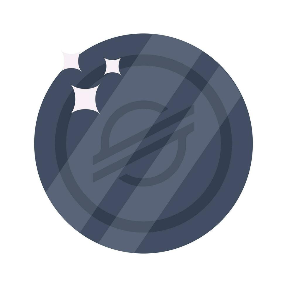 Gut entworfen Symbol von stellar Münze, Kryptowährung Münze Vektor Design