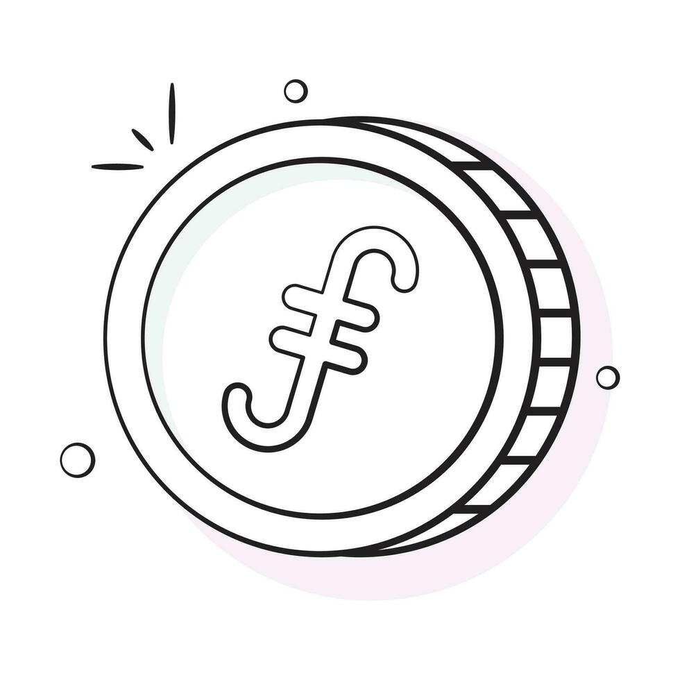 väl designad ikon av ethereum mynt, kryptovaluta mynt vektor design