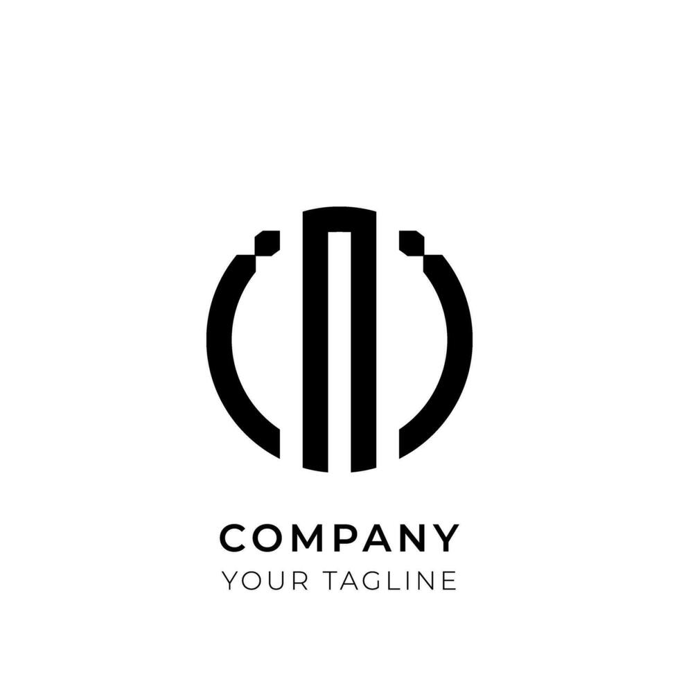 Initiale Brief ich Logo Monogramm Design Vorlage. minimalistisch Brief ich Logo Design vektor