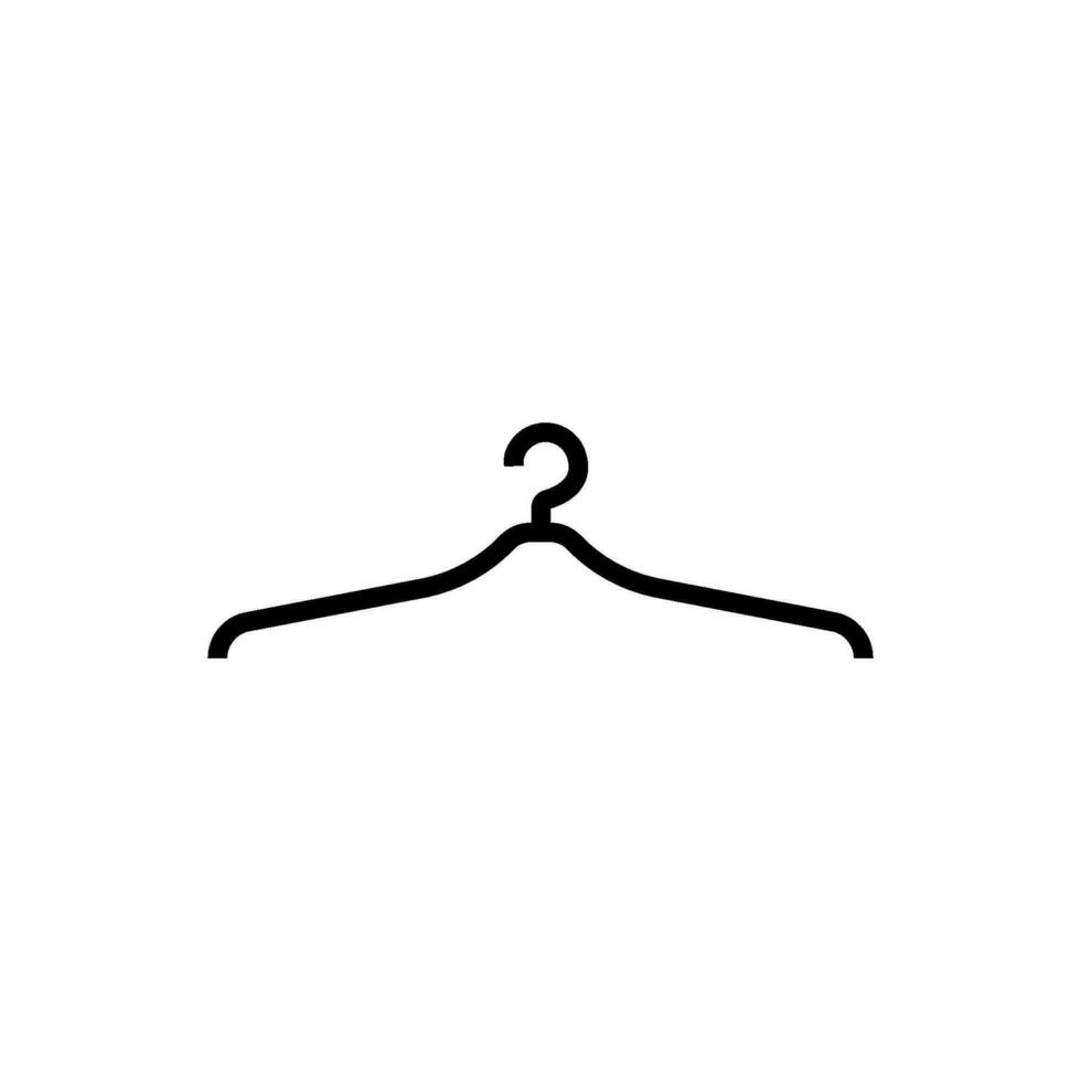 Kleider Aufhänger Symbol Design Vektor Vorlagen