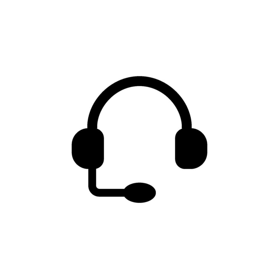 Headset Symbol Design Vektor Vorlagen