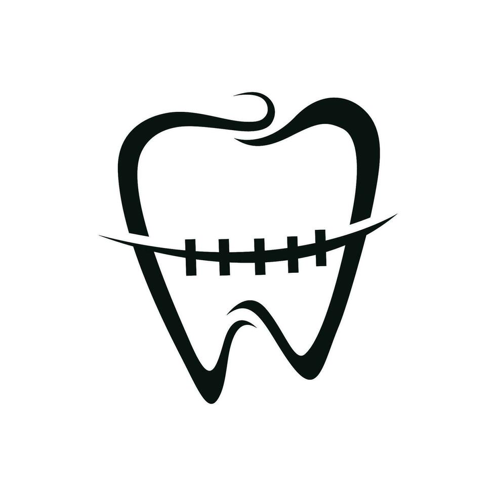 dental logotyp design vektor template.creative tandläkare logotyp. tandvårdsklinik vektor logotyp.