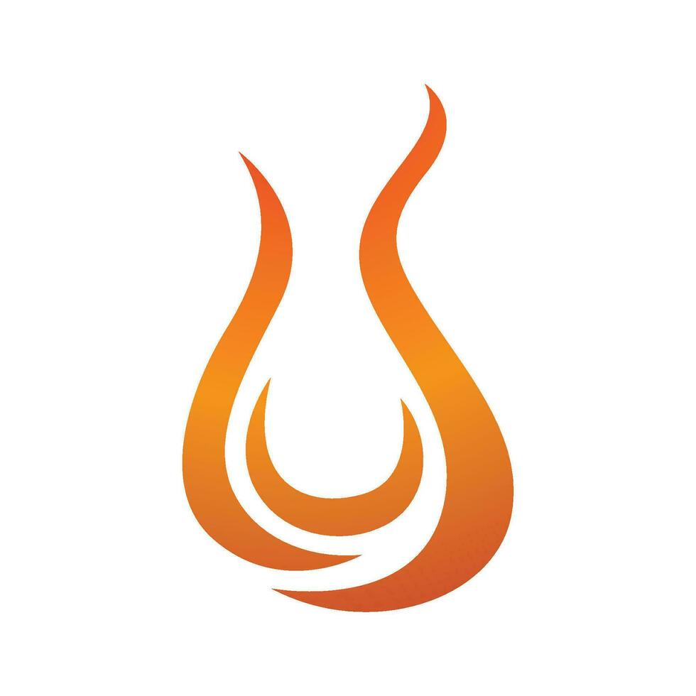 brand logotyp mall flame symbol ikon vektor