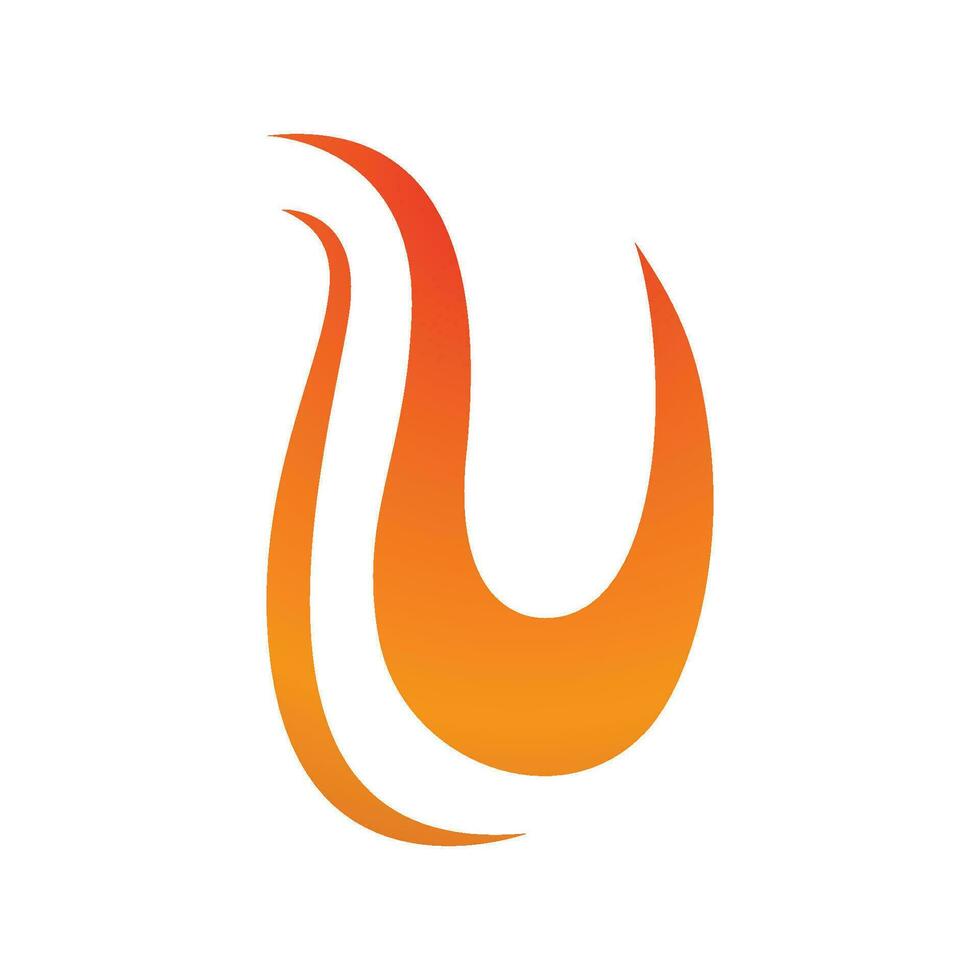 brand logotyp mall flame symbol ikon vektor