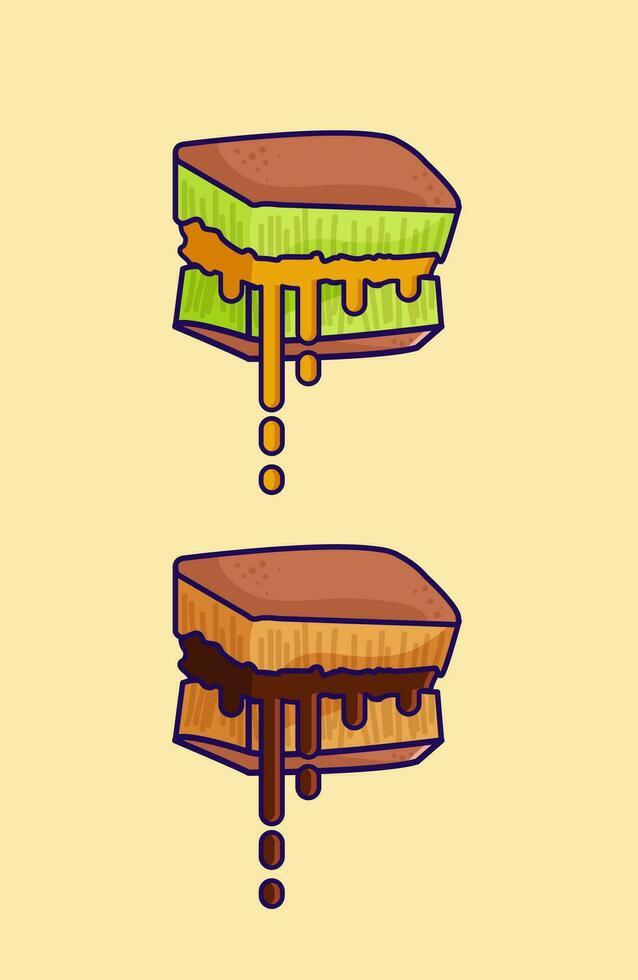 martabak indonesiska mat vektor illustration