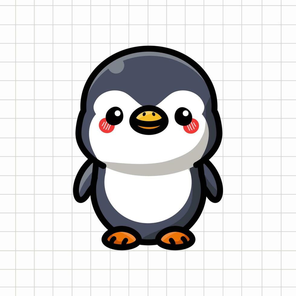 süß Pinguin Tier Illustration vektor