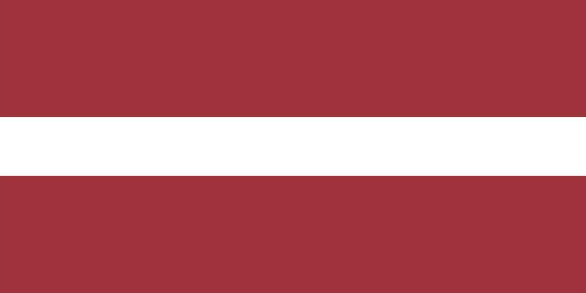 lettische flagge von lettland vektor