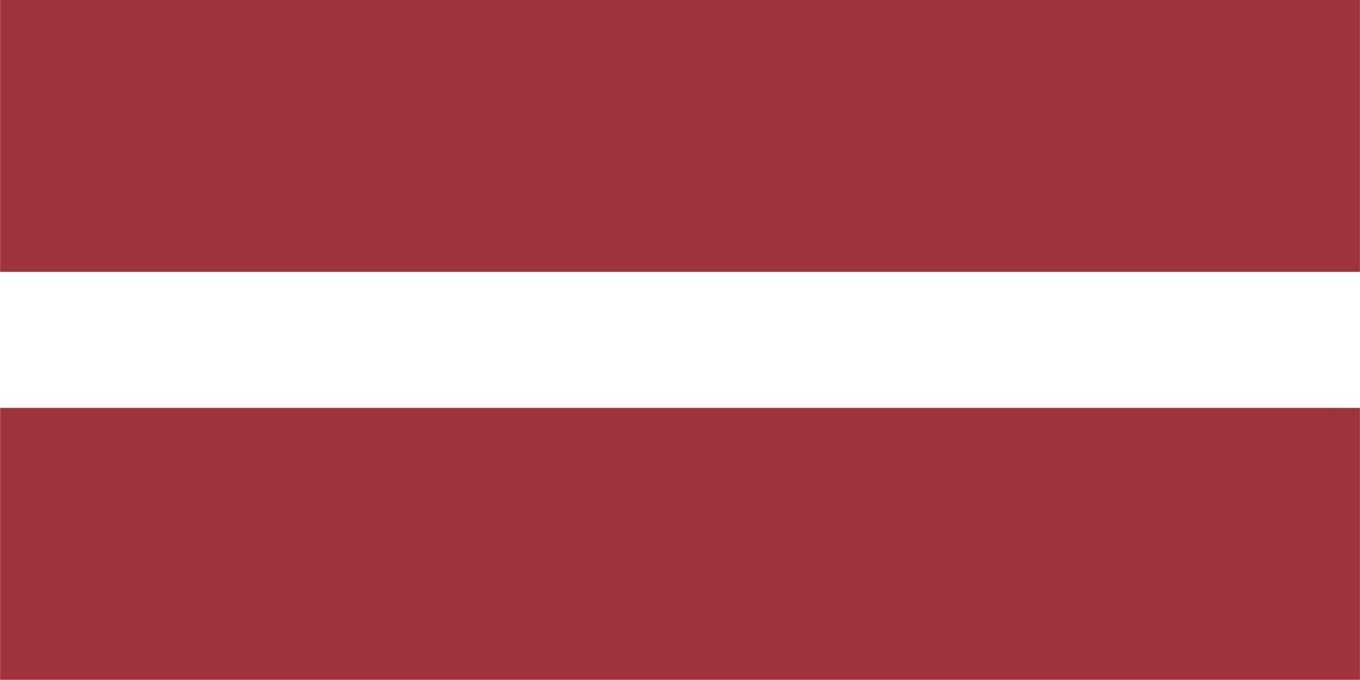 lettiska flaggan i Lettland vektor