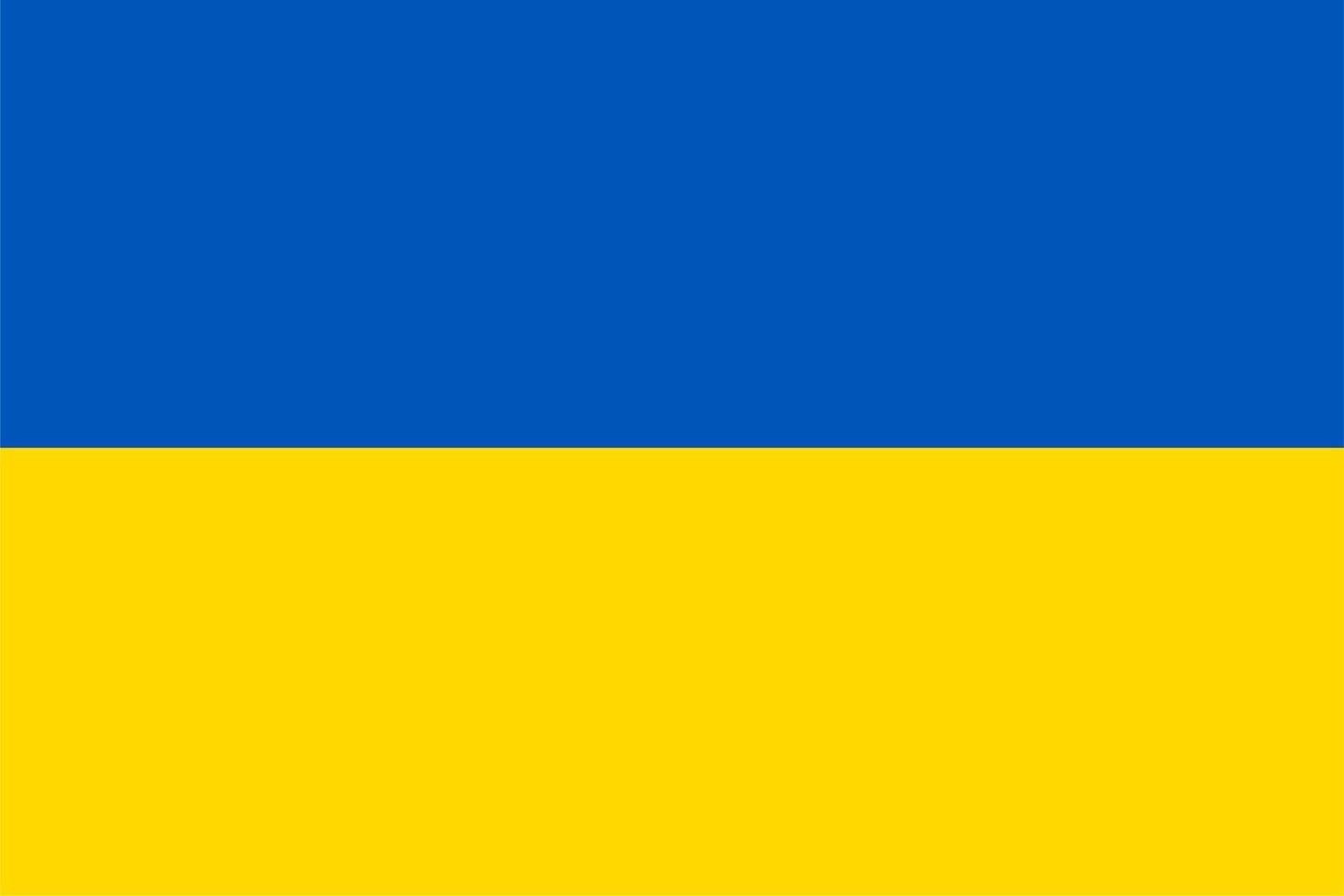 ukrainska ukrainska flaggan vektor