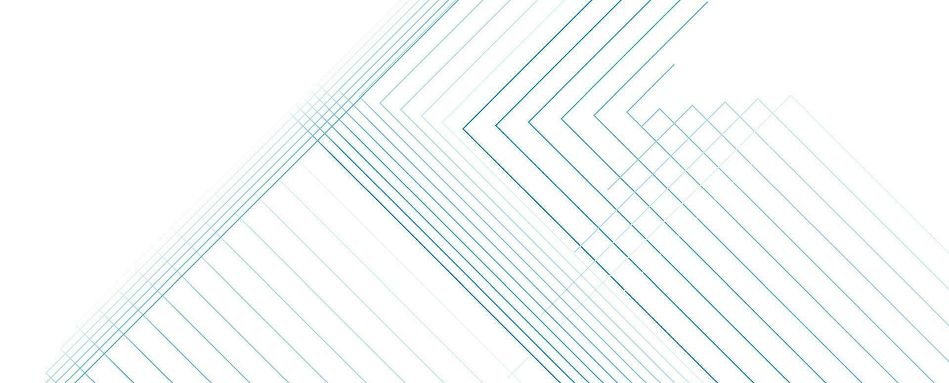 Blau Weiß minimal Linien abstrakt futuristisch Technik Hintergrund vektor