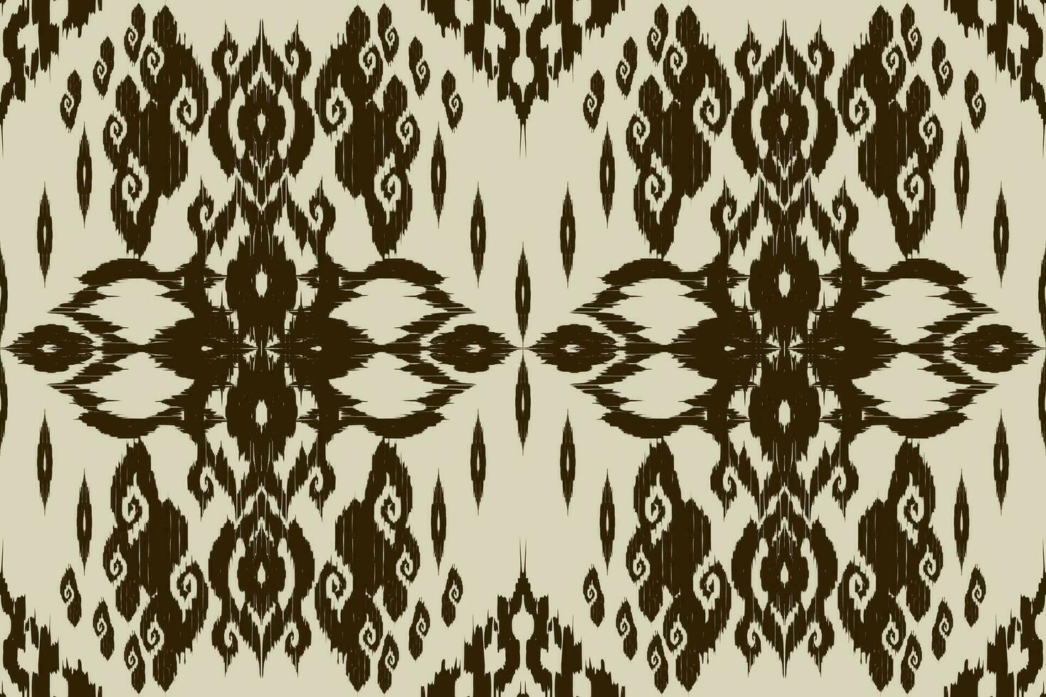 ikat paisley broderi på de tyg i Indonesien, Indien och asiatisk länder.geometriska etnisk orientalisk sömlös pattern.aztec stil. illustration.design för textur, tyg, kläder, inslagning, matta. vektor