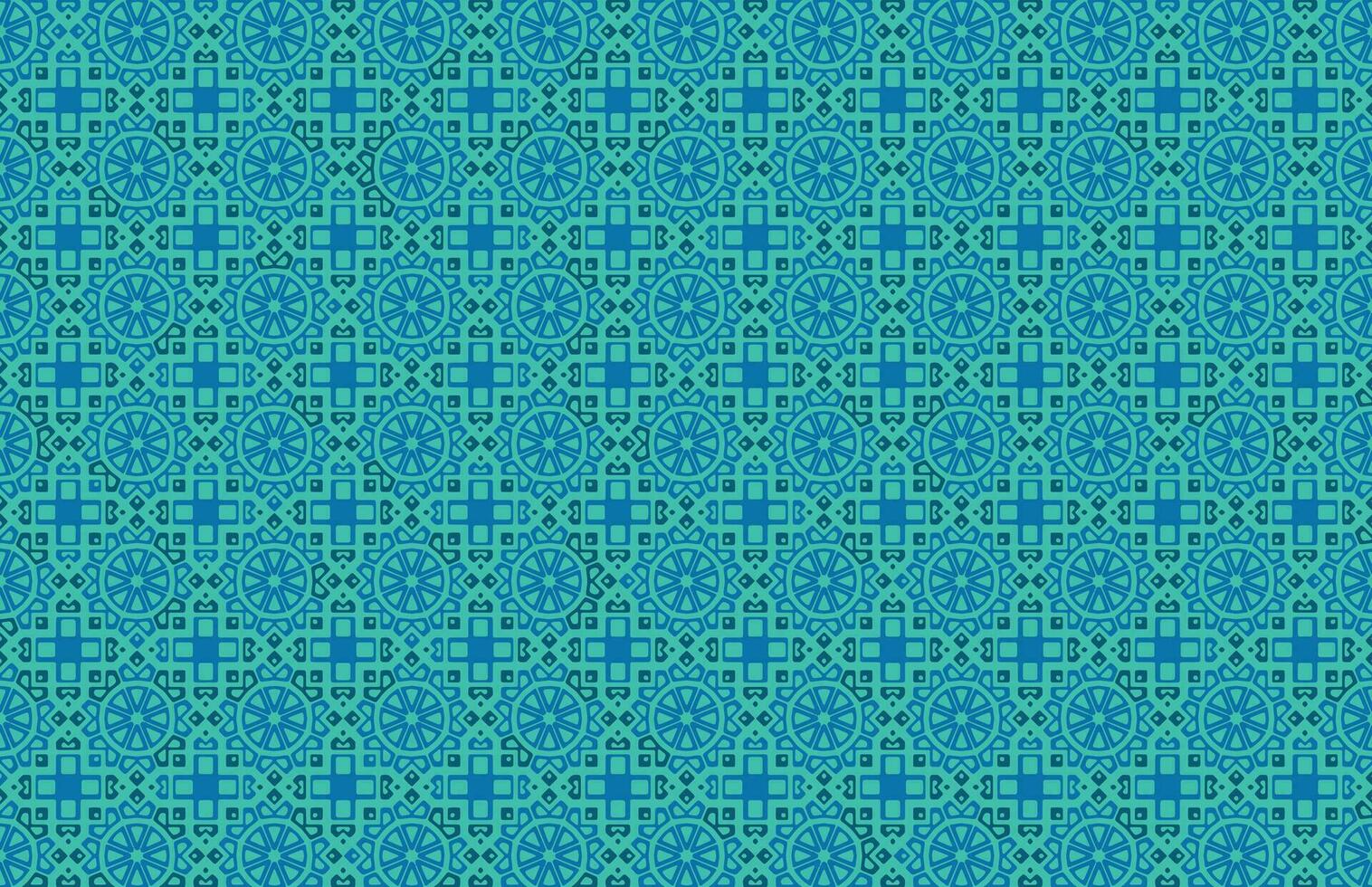 blå Färg geometrisk bricka mönster design vektor
