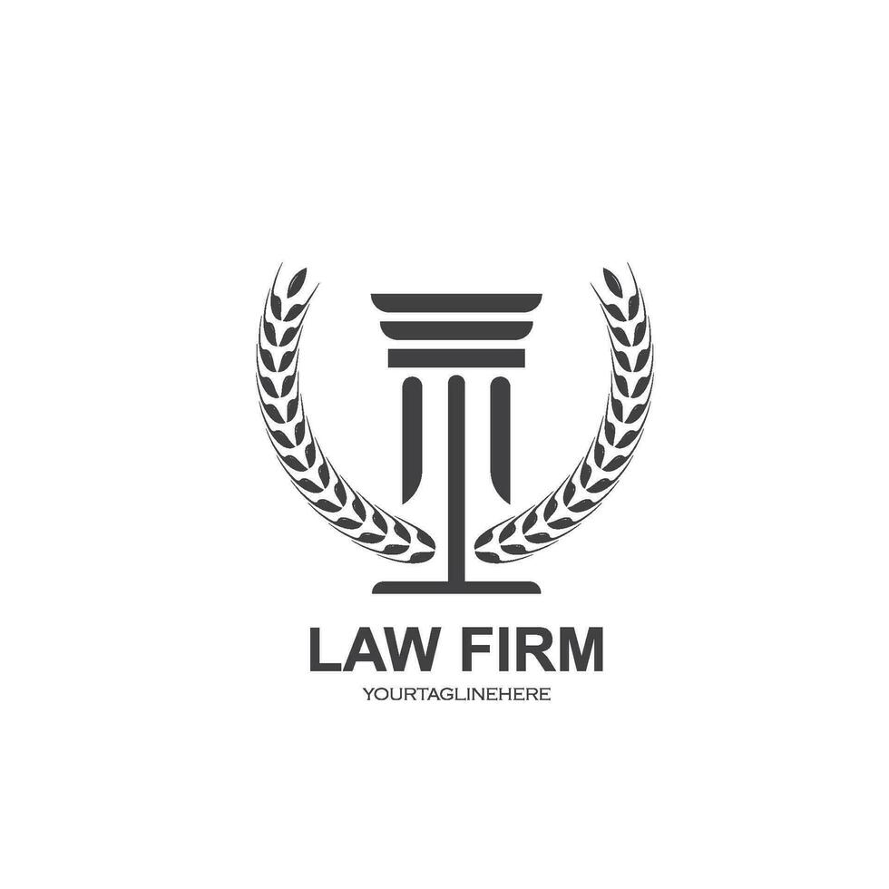 advokat logotyp vektor ikon