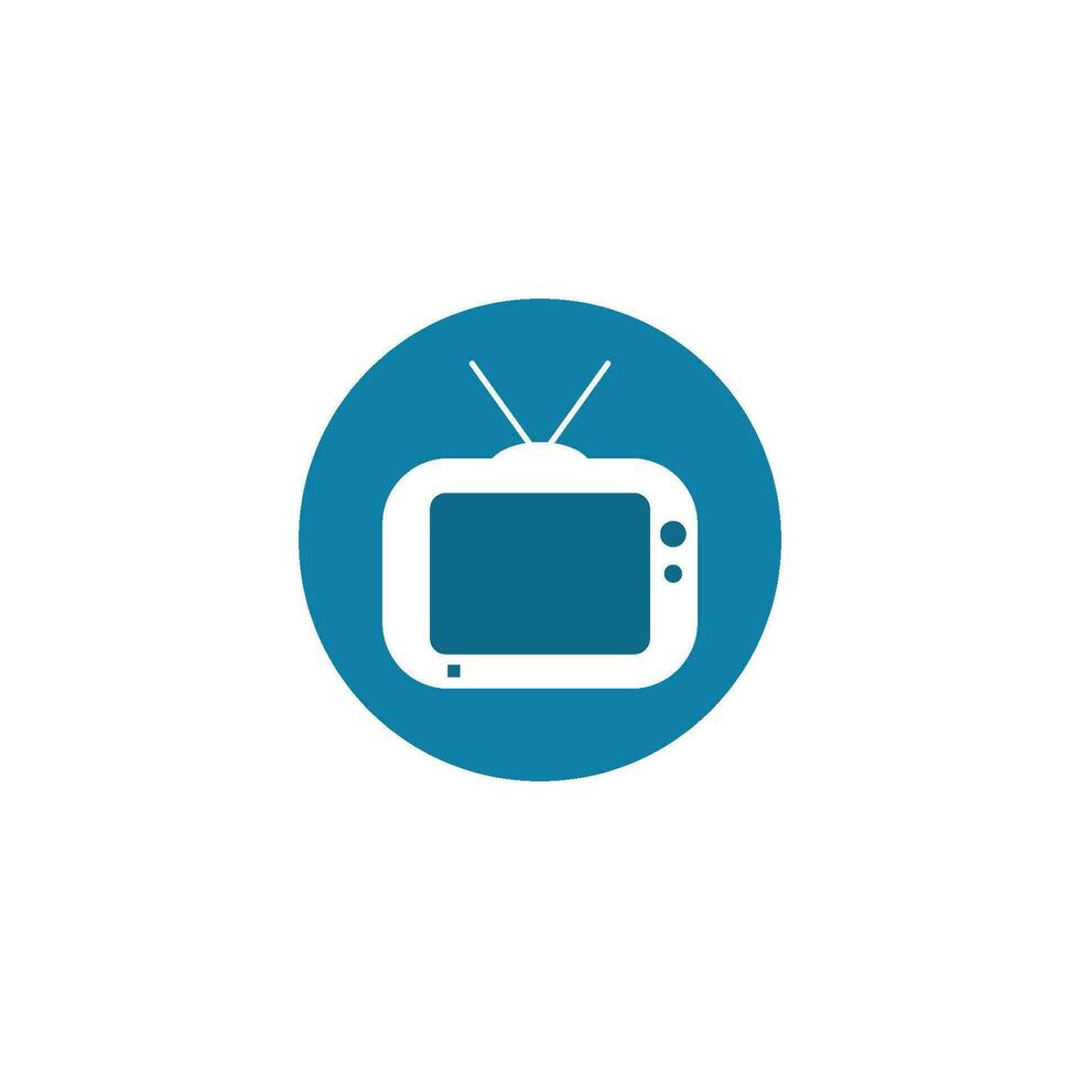 TV-Symbol-Logo-Vektor-Illustration vektor