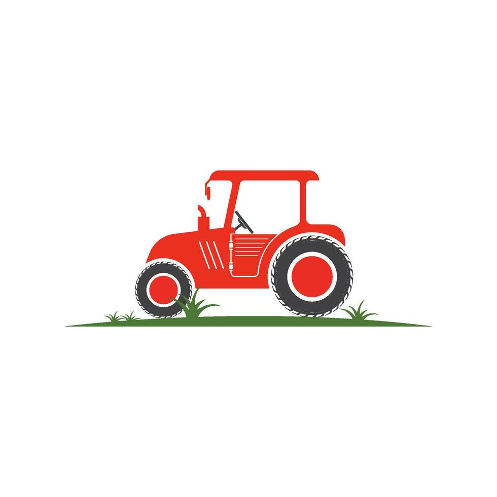 Traktor Farmer Symbol Vektor Illustration Design