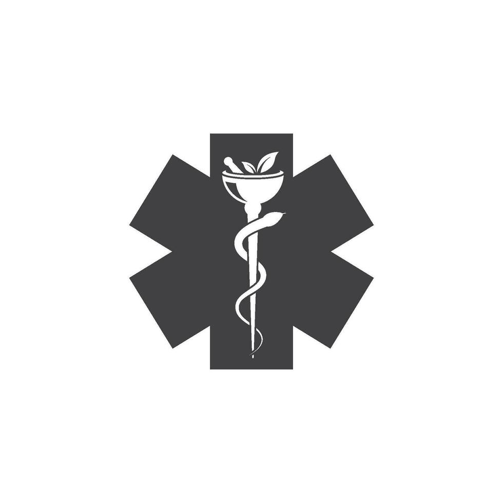 medicinsk orm vektor ikon illustration