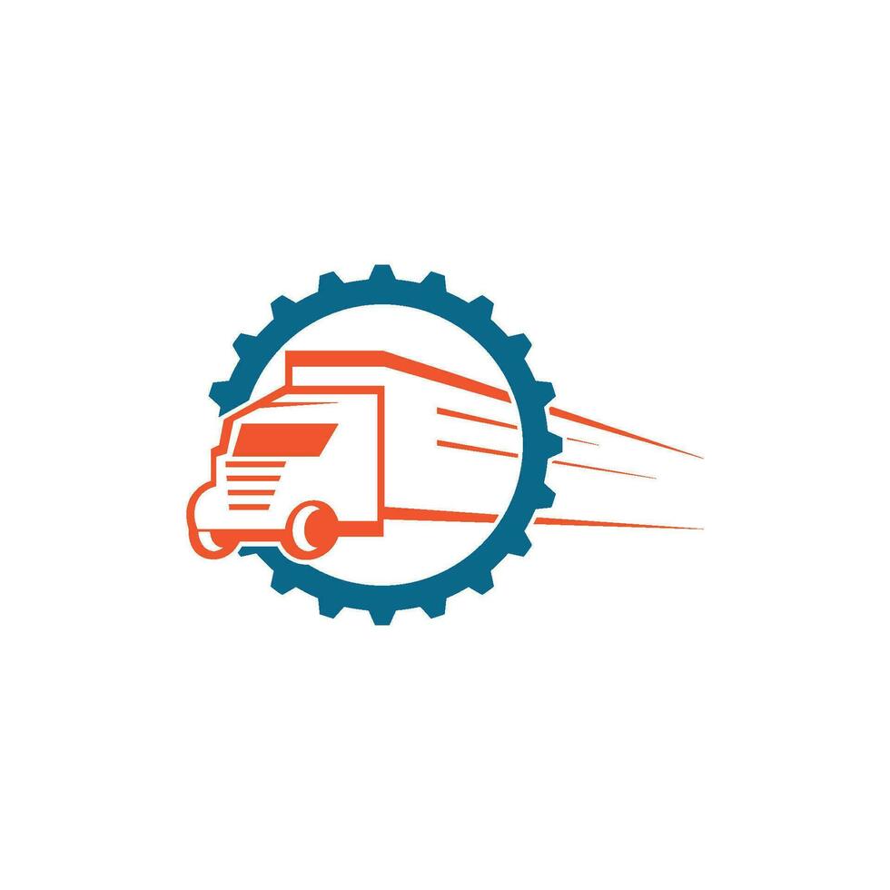 LKW Symbol Logo Vektor Illustration Design