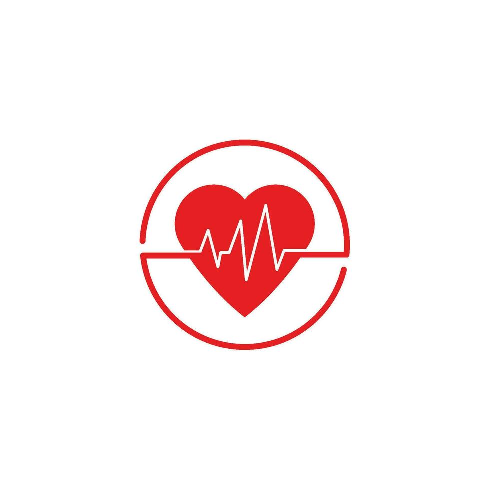 Herzschlag Symbol Vektor Illustration Design