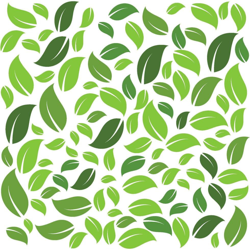grön blad ekologi natur element bakgrund vektor ikon av gå grön