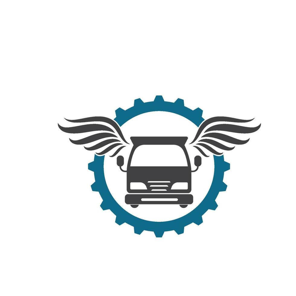 LKW Symbol Logo Vektor Illustration Design