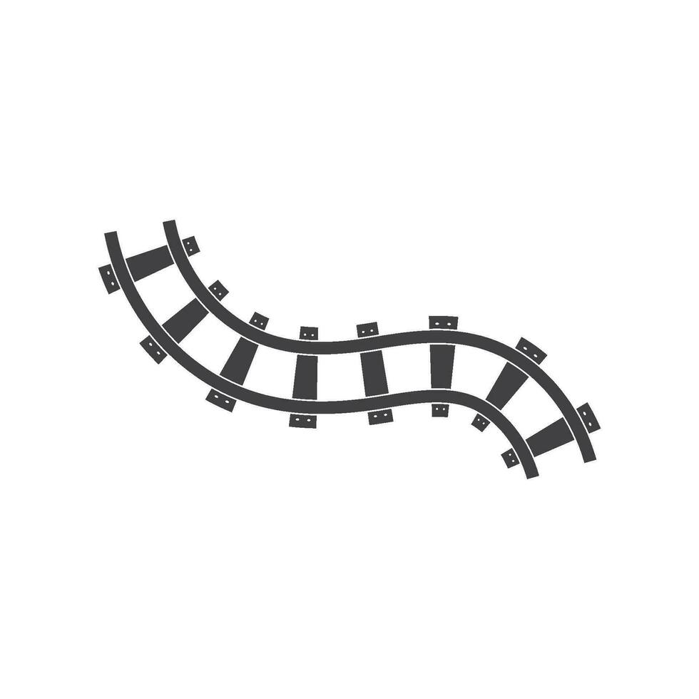 järnväg sätt Spår vektor illustration design