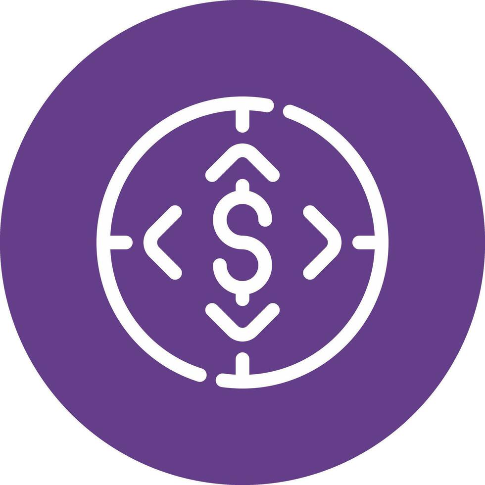 Finanzierung Tor kreativ Symbol Design vektor