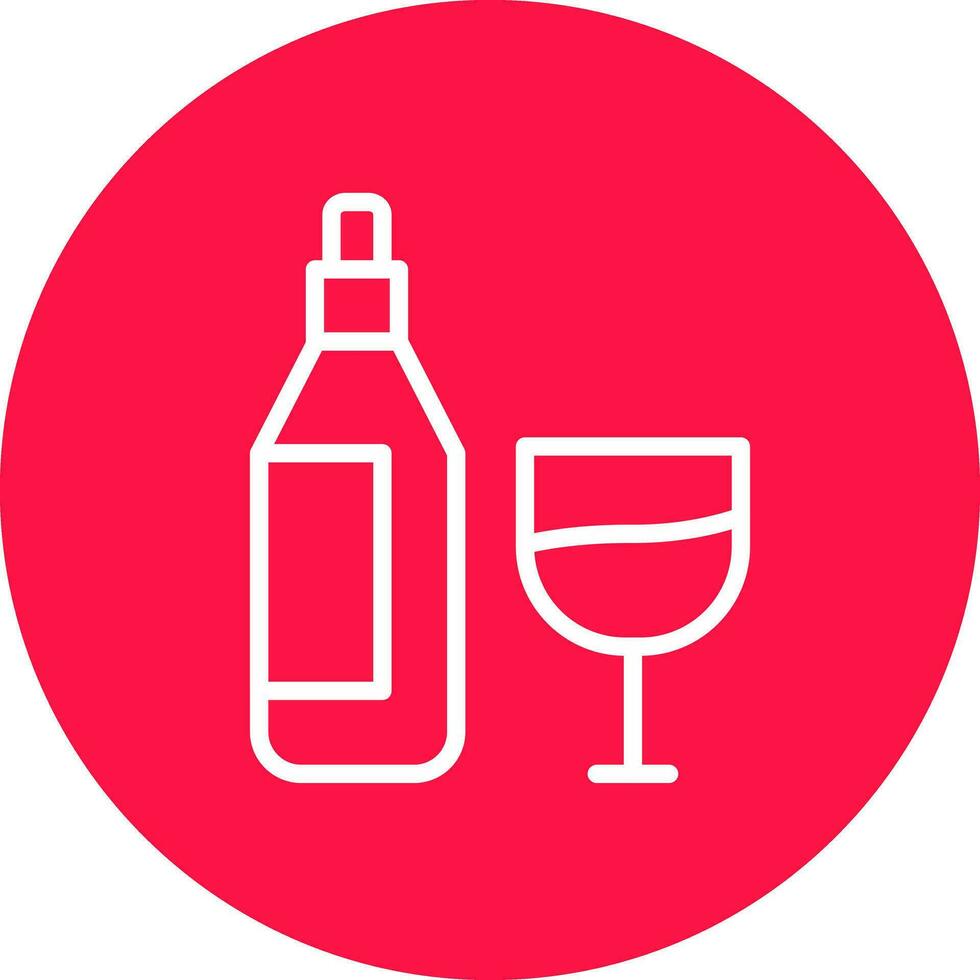 Wein kreatives Icon-Design vektor