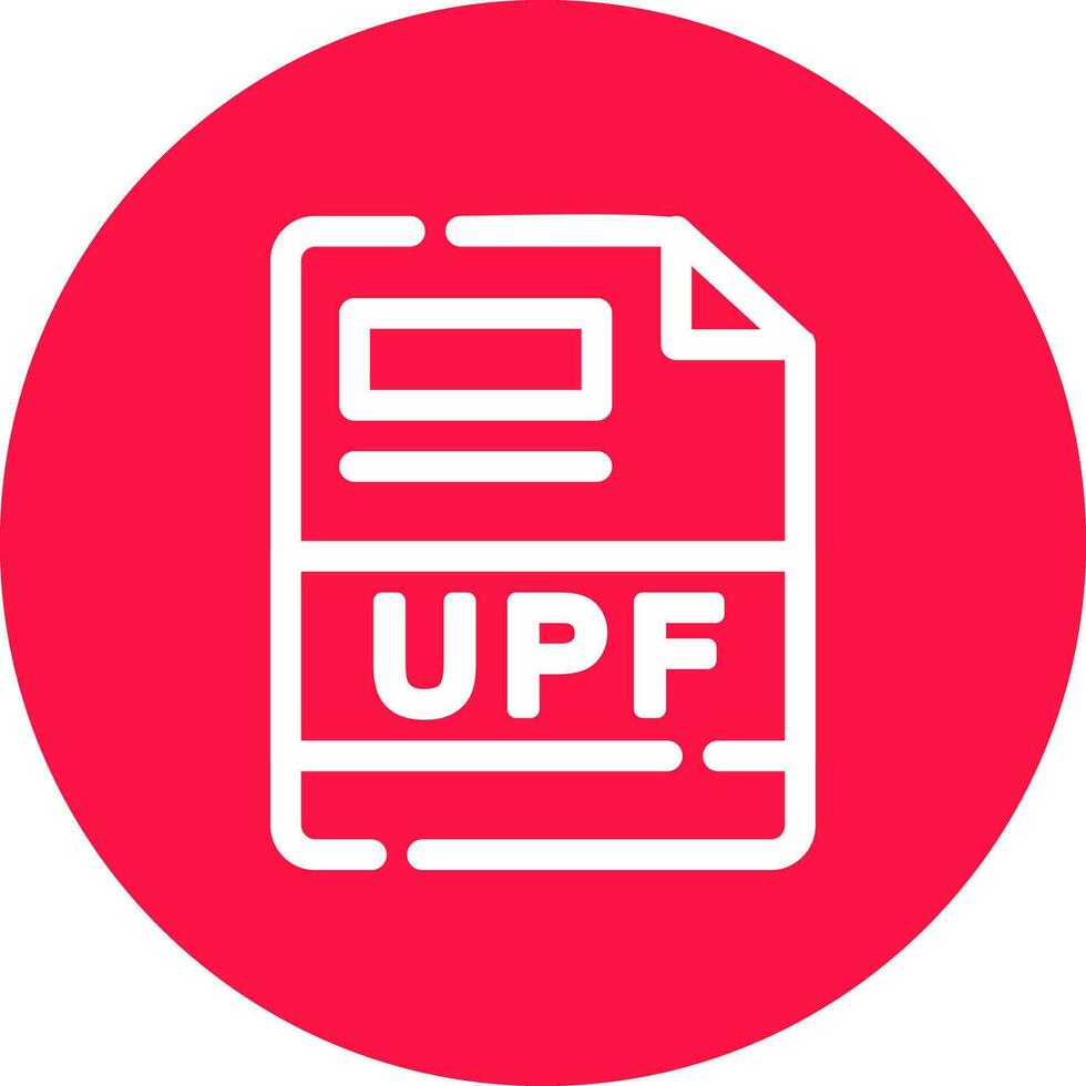 upf kreativ ikon design vektor