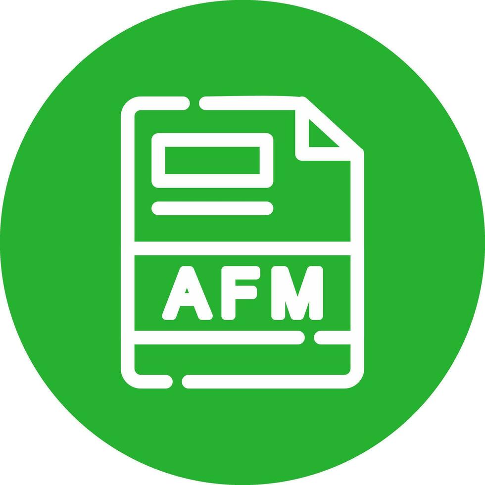 afm kreativ Symbol Design vektor