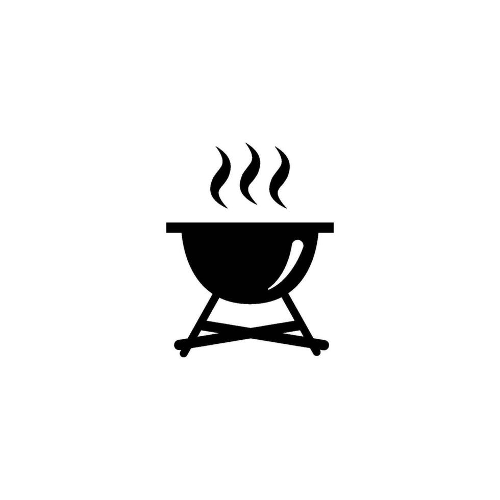 Grill Symbol Vektor Design Vorlagen