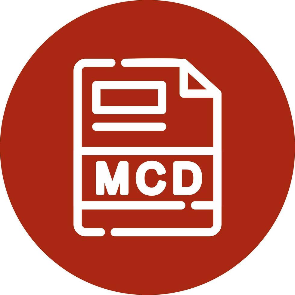 mcd kreativ Symbol Design vektor