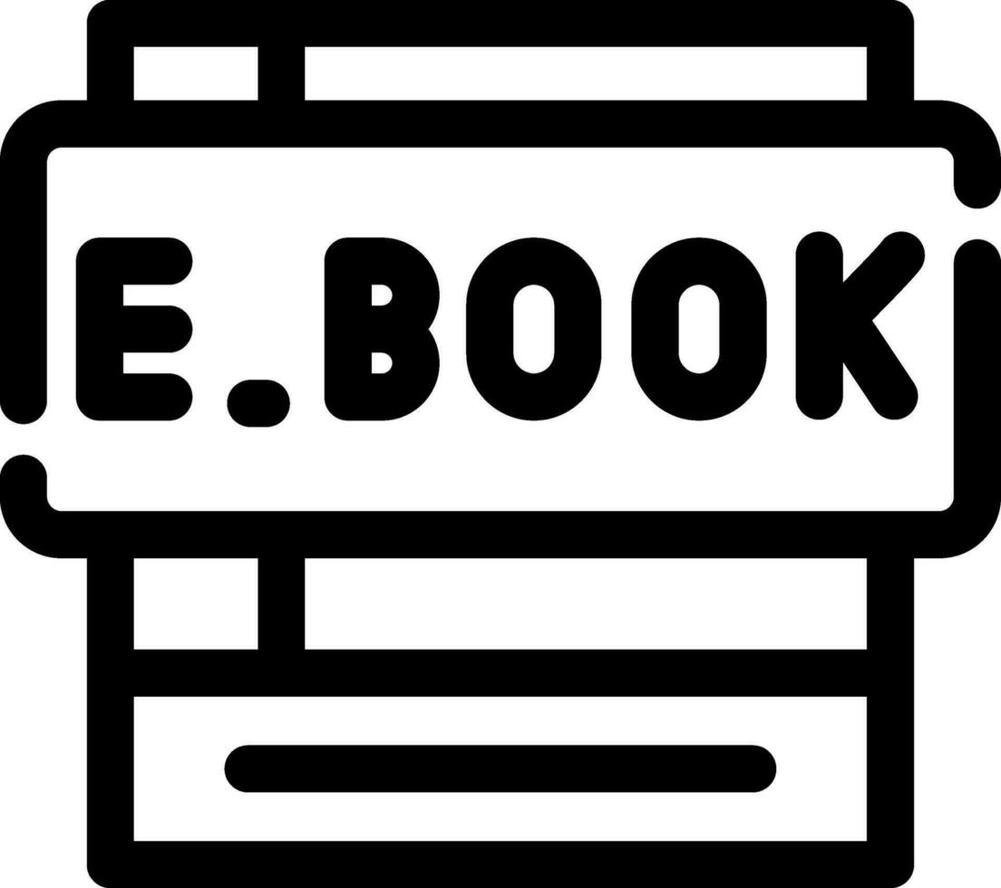 ebooks kreativ Symbol Design vektor