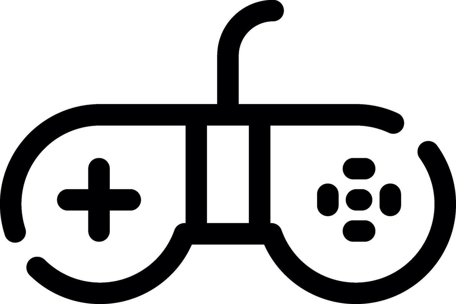 Gamepad kreativ Symbol Design vektor