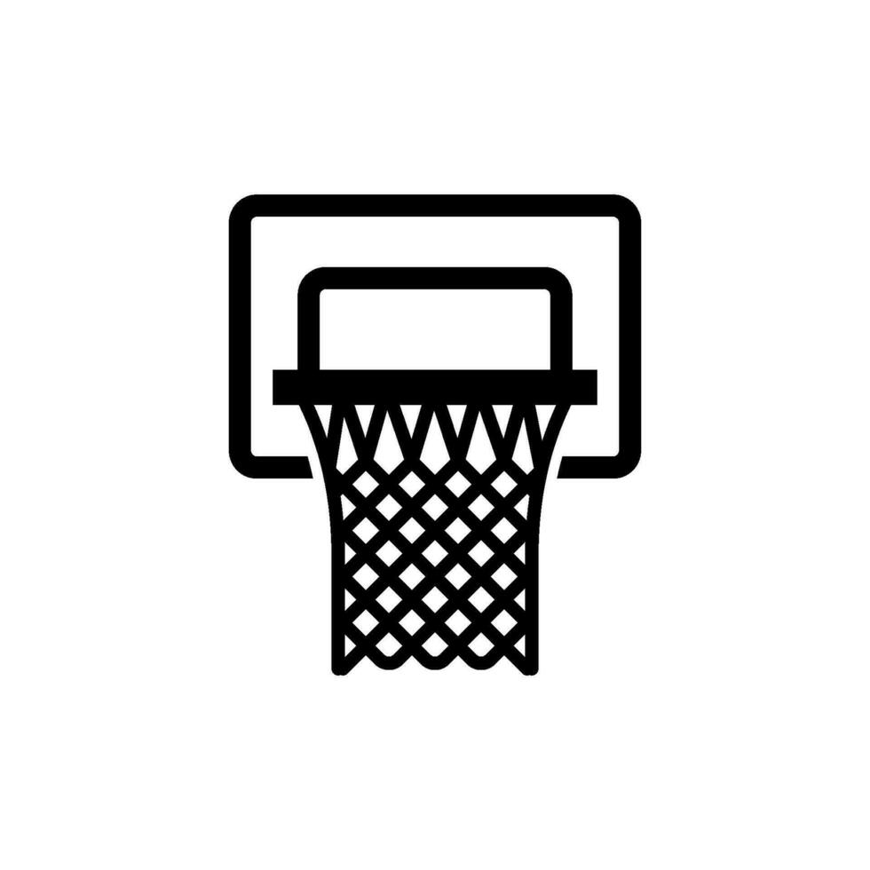 basketboll netto ikon vektor design mallar