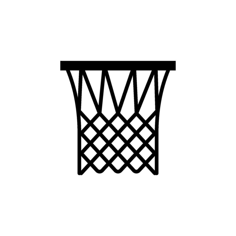 basketboll netto ikon vektor design mallar