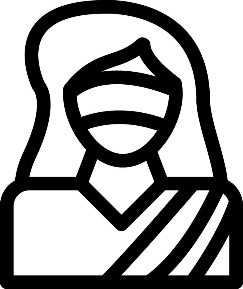 Lady Justice kreatives Icon-Design vektor