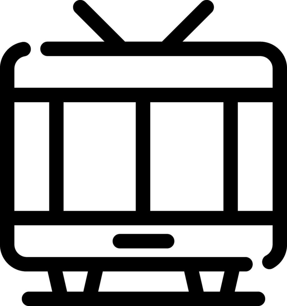 Fernseher kreativ Symbole Design vektor