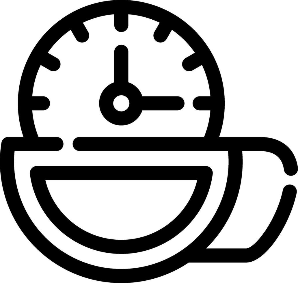 Teezeit kreatives Icon-Design vektor