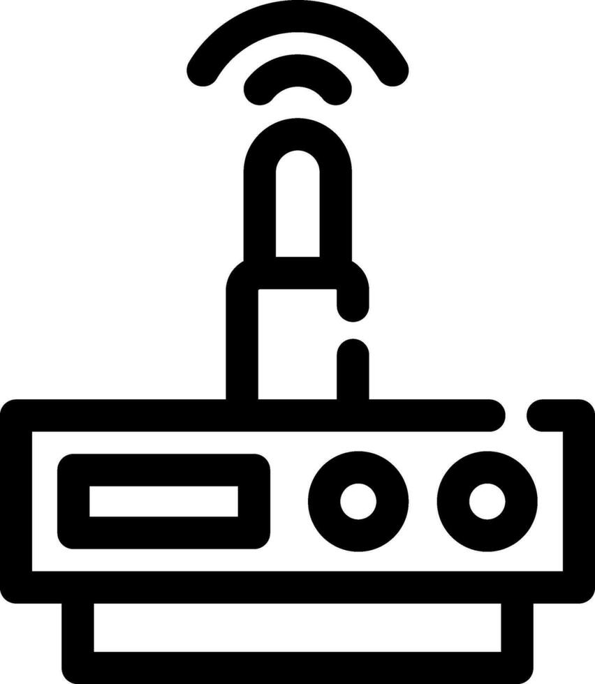 wiFi router kreativ ikoner design vektor